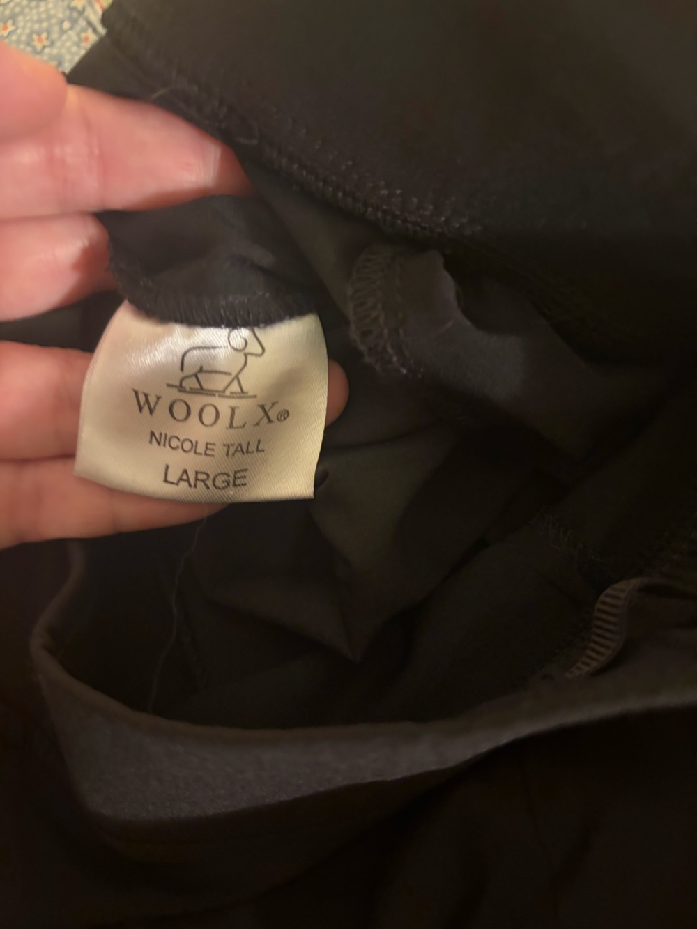 Woolx Nicole Tall Ankle Pants, Size Large Tall - Picture 3 of 5